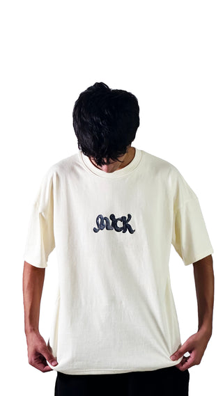 Medusa Oversized Beige T-Shirt